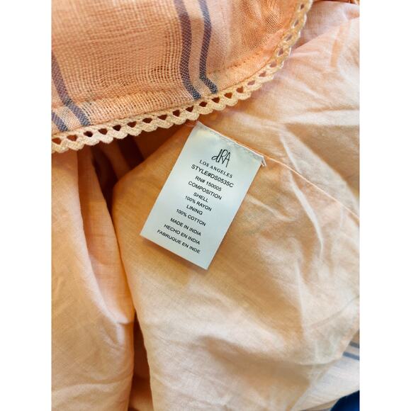 dRA Los Angeles Anthropologie Peach Babydoll Dress - Picture 6 of 10